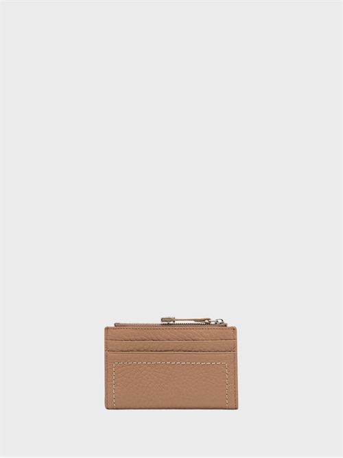 Small maxi grain leather wallet with zip GIANNI CHIARINI MARCELLA | PF6003TKLCLAY